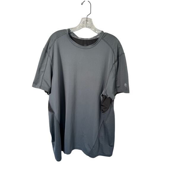 Champion Power Core Mens Performance T Shirt Size XXL Grey Vented Workout - Picture 1 of 3